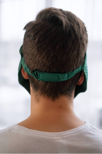 Sleep mask with earflaps